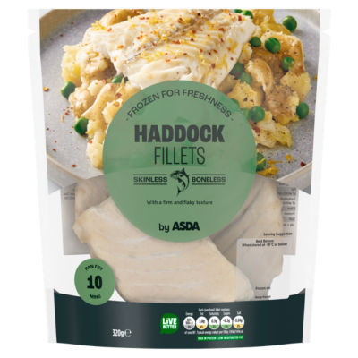 ASDA Haddock Fillets 320g
