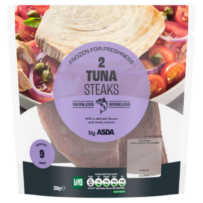 ASDA 2 Tuna Steaks 280g