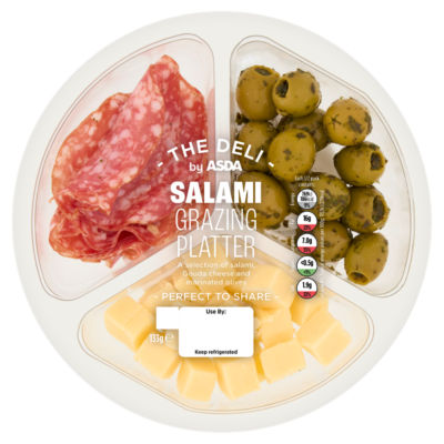 ASDA Antipasto Grazing Platter with Salami 133g