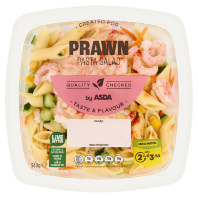 ASDA Sweet & Tangy Prawn Pasta Salad 340g