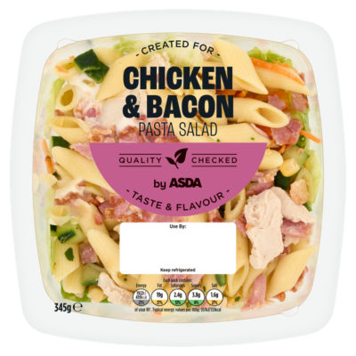 ASDA Chicken & Bacon Pasta Salad 345g