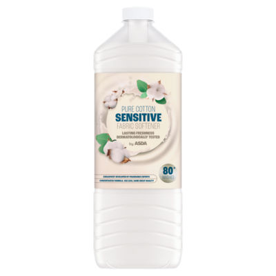 ASDA Pure Cotton Sensitive Fabric Softener 80 Washes