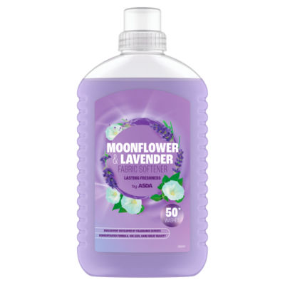 ASDA Moonflower & Lavender Fabric Softener 50 Washes