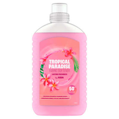 ASDA Tropical Paradise Fabric Softener 50 Washes