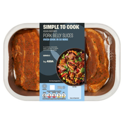 ASDA Asian Inspired Pork Belly Slices 380g