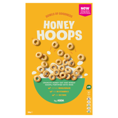 ASDA Honey Hoops 500g