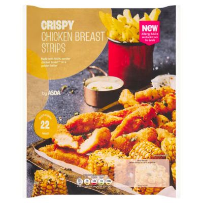 ASDA Crispy Chicken Breast Strips 400g