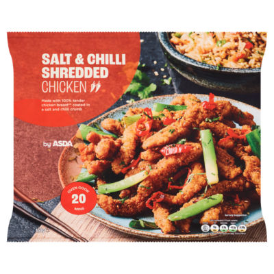 ASDA Salt & Chilli Shredded Chicken 450g