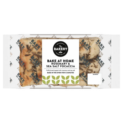 The BAKERY at ASDA The Bakery at  Rosemary & Sea Salt Focaccia 180g
