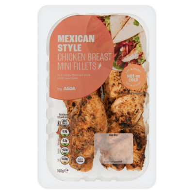 ASDA ASDA Mexican Style Chicken Breast Mini Fillets 160g