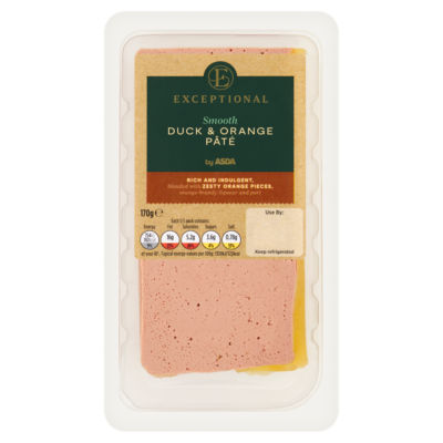 Exceptional by ASDA Exceptional by  Smooth Duck & Orange Pâté 170g