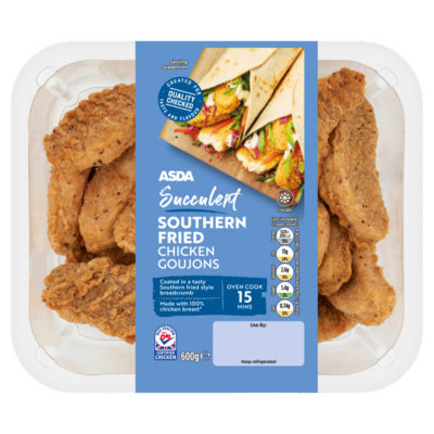 ASDA Succulent Southern Fried Chicken Goujons 600g