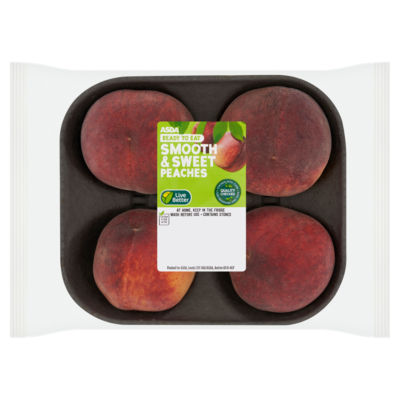Asda 4 Smooth & Sweet Peaches