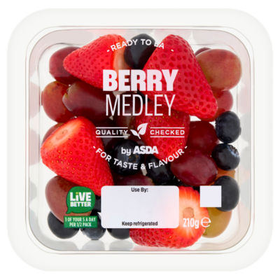 ASDA Sweet & Juicy Berry Medley 210g