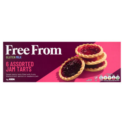Free From by ASDA 6 Assorted Jam Tarts