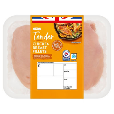 ASDA Tender Chicken Breast Fillets 650g