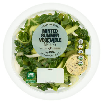 ASDA Minted Summer Vegetable Medley 225g