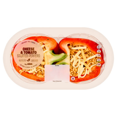 ASDA Creamy & Rich Cheese & Tomato Stuffed Peppers 320g