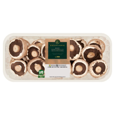 Exceptional by ASDA Baby Portobello Mushrooms 250g