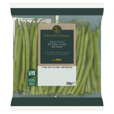Exceptional by ASDA Exceptional by  Hand Picked Extra Fine Beans 200g