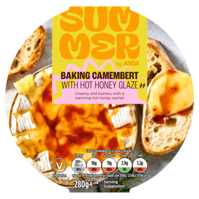 ASDA Baking Camembert with Hot Honey Glaze 280g