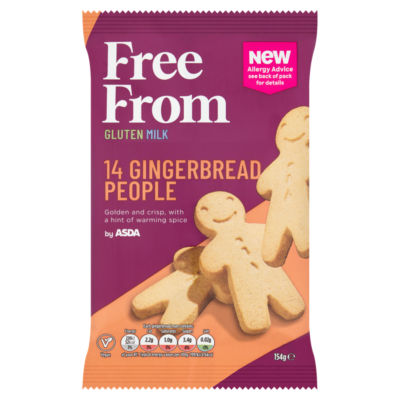 Free From by ASDA Free From by  14 Gingerbread People 154g