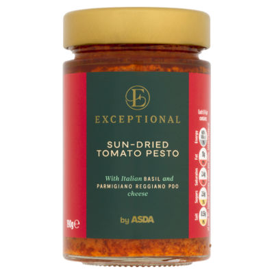 Exceptional By Asda Sun-Dried Tomato Pesto 190G