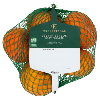 Exceptional by ASDA Exceptional Best in Season Easy Peelers 600g