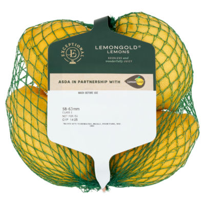 Exceptional by ASDA 4 Lemongold Lemons