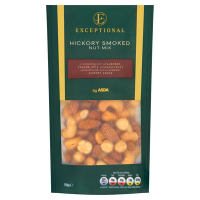 Exceptional by ASDA Exceptional by  Hickory Smoked Nut Mix 150g