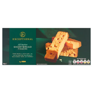Asda Exceptional All-Butter Shortbread Fingers Biscuits 165g