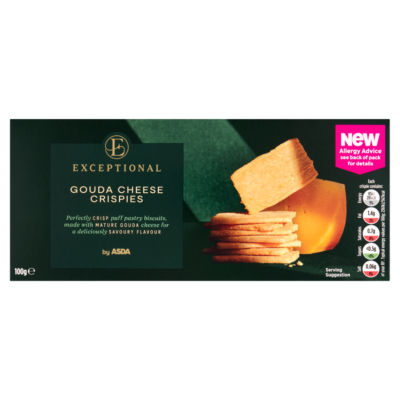 Exceptional by ASDA Exceptional by  Gouda Cheese Crispies 100g