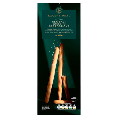 Exceptional by ASDA Exceptional by  Italian Sea Salt Breadsticks 120g
