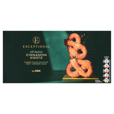 ASDA Exceptional by  All-Butter Cinnamon Knots 150g