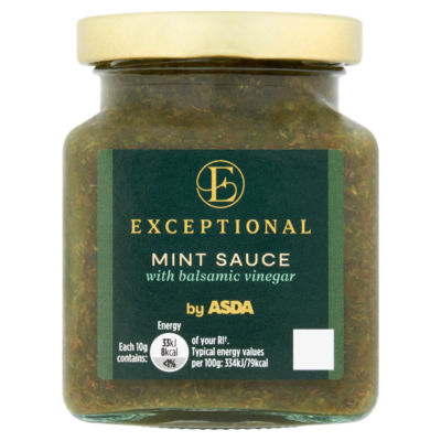 ASDA Extra Special Exceptional by  Mint Sauce with Balsamic Vinegar 205g