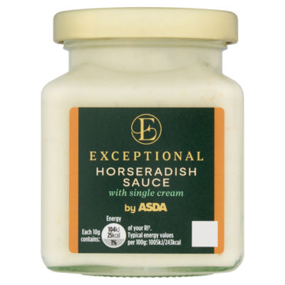 Exceptional by ASDA Horseradish Sauce with Single Cream 195