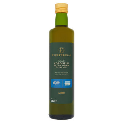 Exceptional by ASDA Greek Koroneiki Extra Virgin Olive Oil 500ml