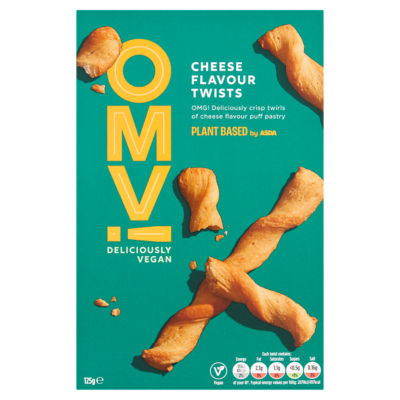 ASDA OMV! Plant Based by  Cheese Flavour Twists 125g