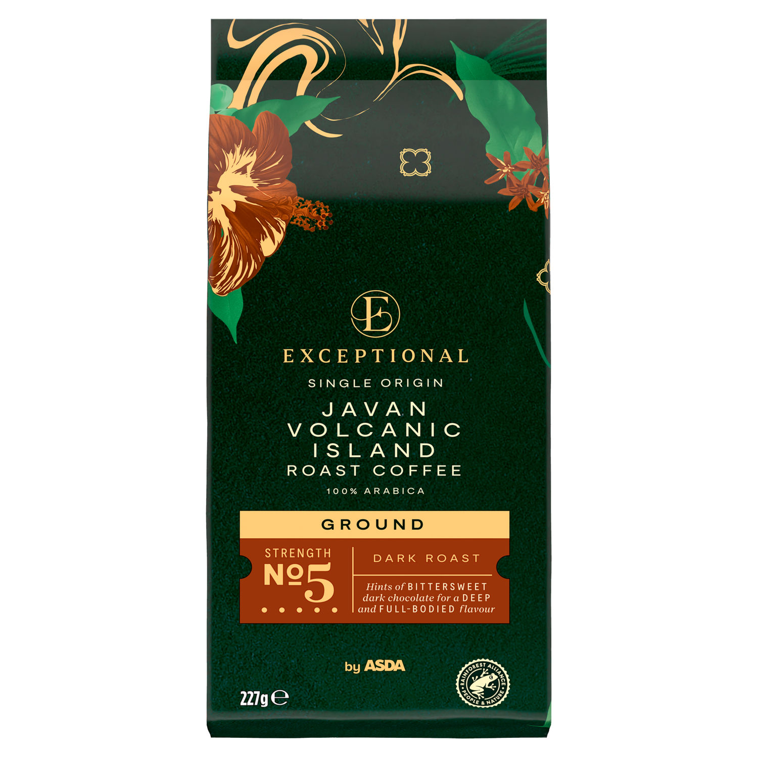 Asda Exceptional Javan Volcanic Island Roast Ground Coffee 227g