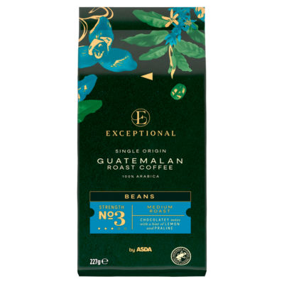 Exceptional by ASDA Guatemalan Roast Coffee Beans 227g