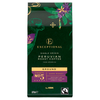 Exceptional by ASDA Peruvian Roast Ground Coffee 227g