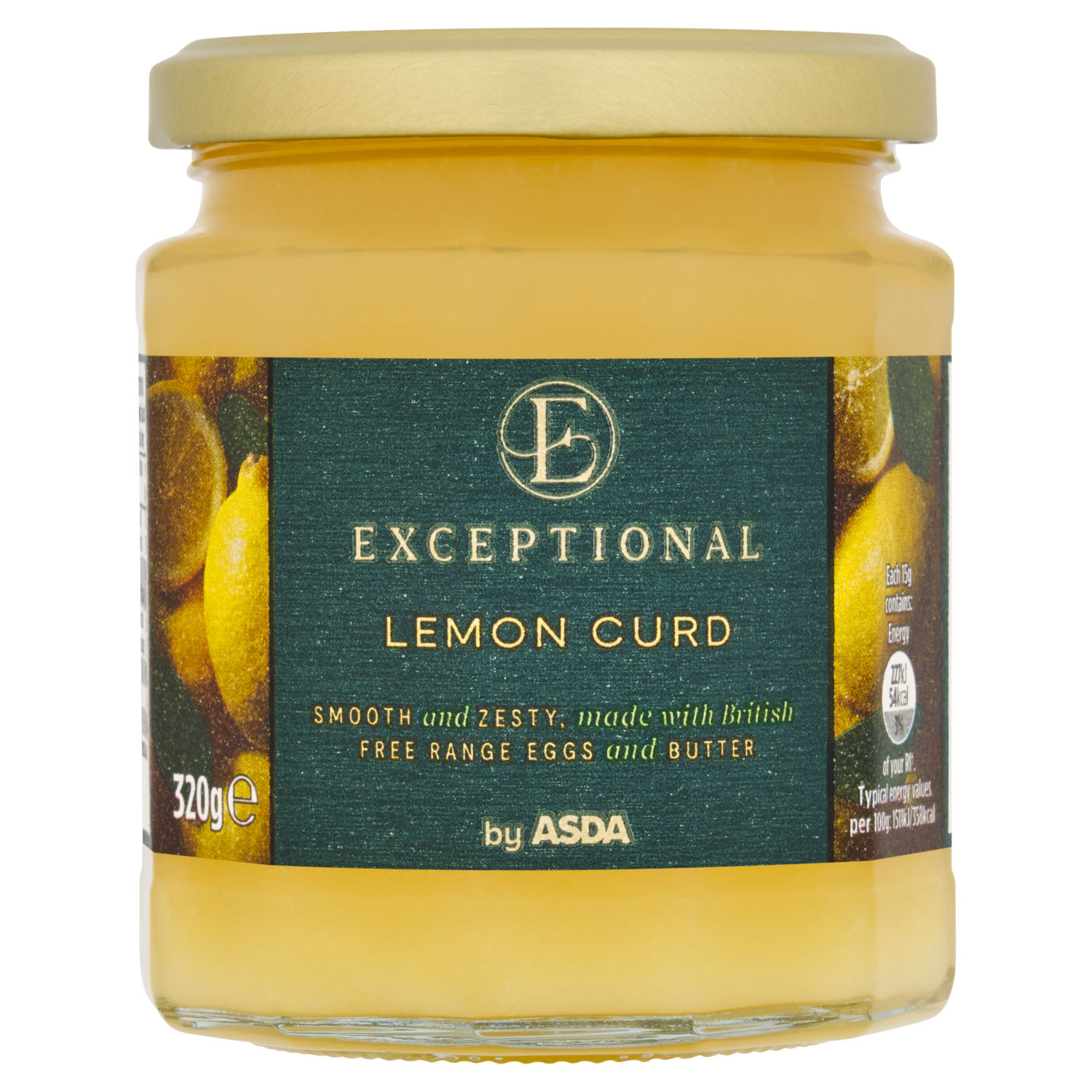 ASDA Lemon Curd Smooth Zesty 320g
