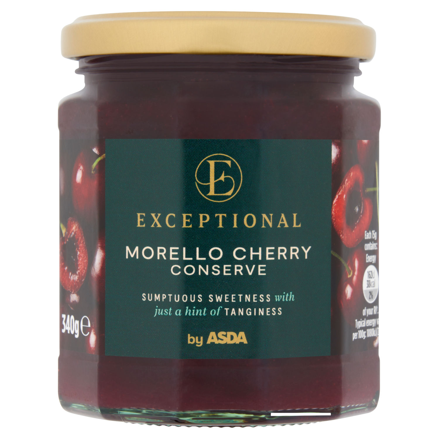 ASDA Exceptional Morello Cherry Conserve Jam 340g