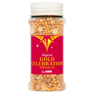 ASDA Magical Gold Celebration Sprinkles 68g