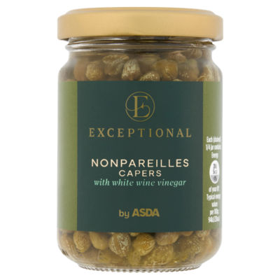 Exceptional by ASDA Exceptional by  Nonpareilles Capers with White Wine Vinegar 140g