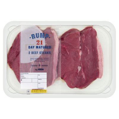 ASDA Twin Pack Rump Steak 455g
