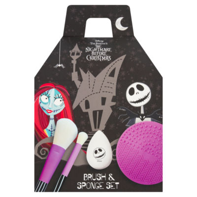 Disney Tim Burton's the Nightmare Before Christmas Brush & Sponge Set