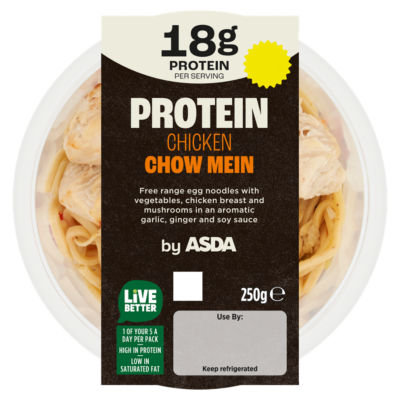 ASDA Protein Chicken Chow Mein 250g