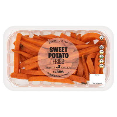 ASDA Crispy & Seasoned Sweet Potato Fries 300g