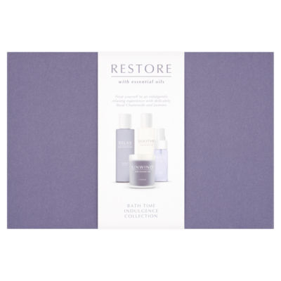 ASDA Restore with Essential Oils Bath Time Indulgence Collection